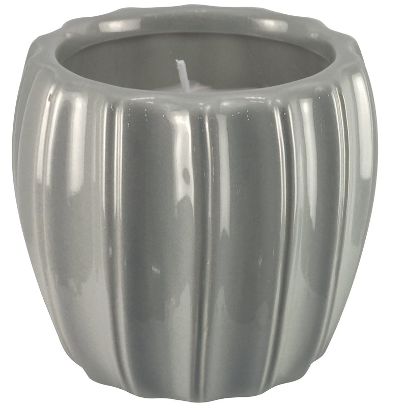 OutDoozie Assorted Ceramic 4 in. H Contour Citronella Candle