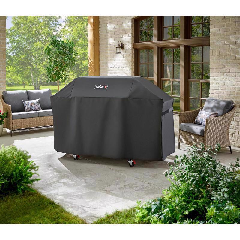 Weber Genesis and Genesis II 400 Series Black Grill Cover For Genesis 400 and Genesis II 400 Series