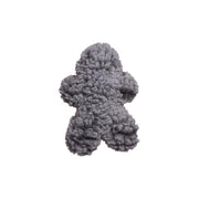 HuggleHounds HuggleFleece For Dog Gray Fleece Man Pet Toy Medium