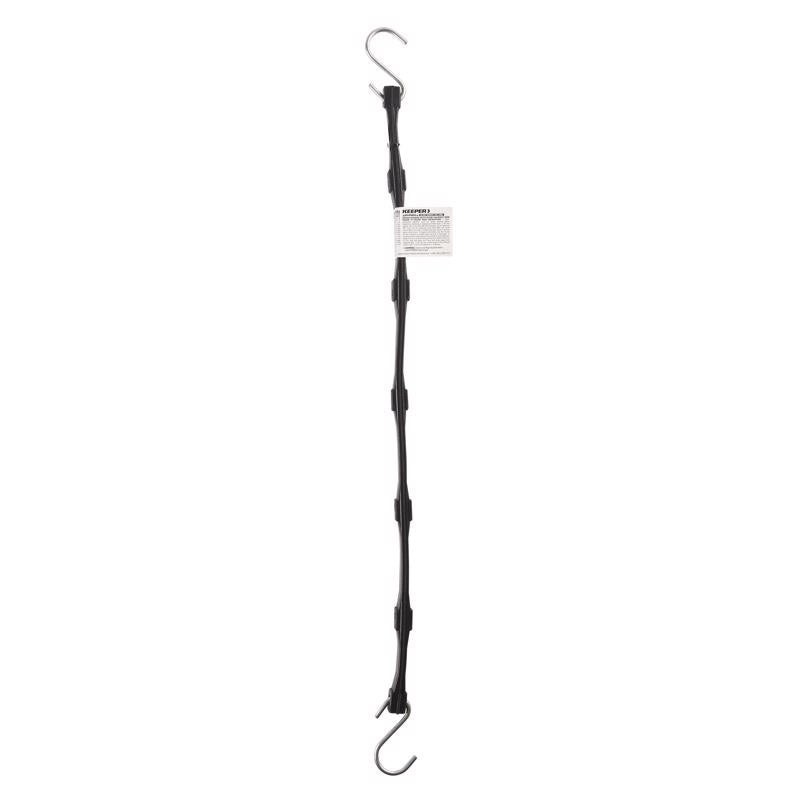 Keeper Black Tarp Strap 24 in. L X 0.315 in.
