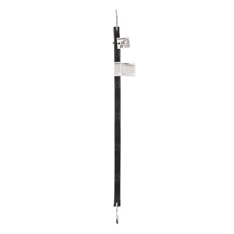 Keeper Black Tarp Strap 24 in. L X 0.315 in.