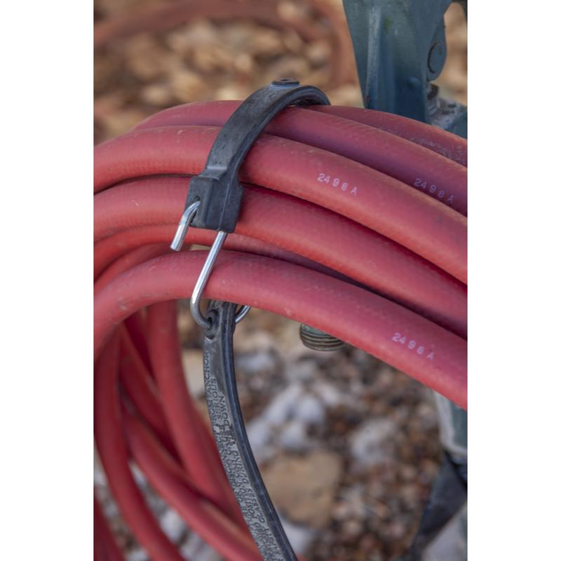 Keeper Black Tarp Strap 24 in. L X 0.315 in.