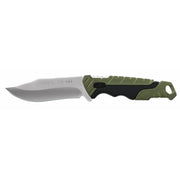 Buck Knives Pursuit Black/Green 420 HC Steel > 6 in. Drop Point Fixed Hunting Knife