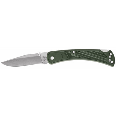 Buck Knives Slim Select Green 420 HC Steel > 6 in. Folding Knife