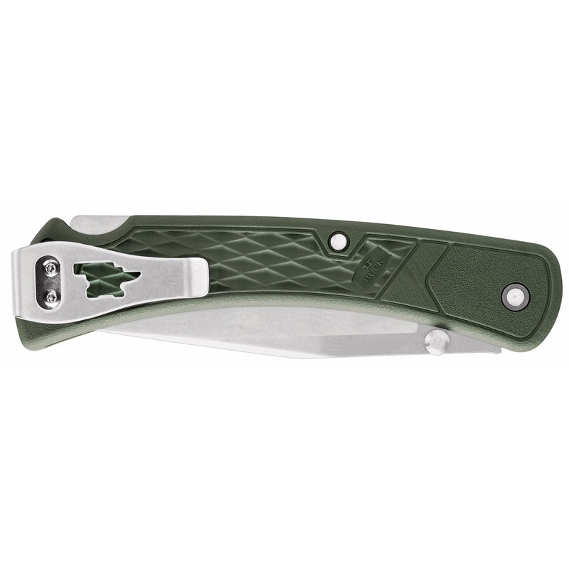 Buck Knives Slim Select Green 420 HC Steel > 6 in. Folding Knife