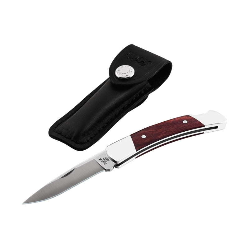 Buck Knives Squire Brown/White 420 HC Steel > 6 in. Pocket Knife