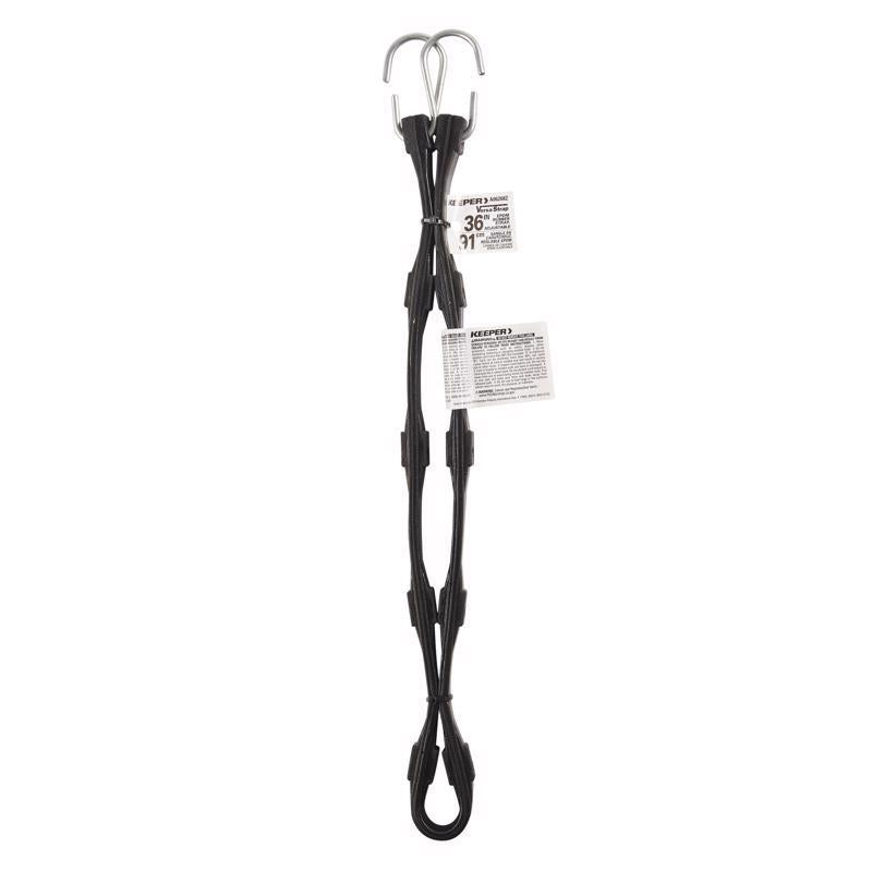 Keeper Black Versa Strap 36 in. L X 8 in.