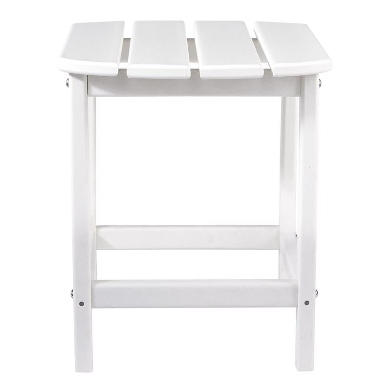 Signature Design by Ashley Sundown Treasure White Rectangular Plastic Contemporary End Table