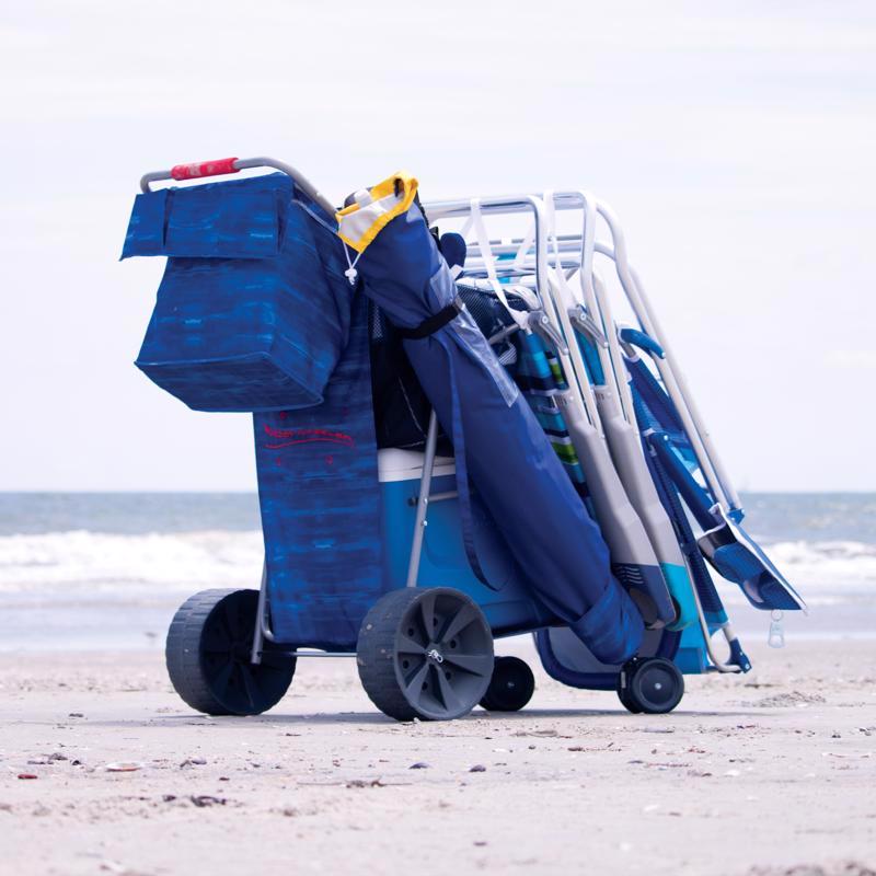Rio Brands 41 in. H X 27 in. W X 36.3 in. D Collapsible Beach Cart