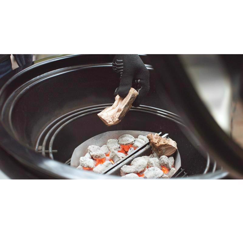 Weber 24 in. Summit S6 Charcoal Kamado Grill and Smoker Black