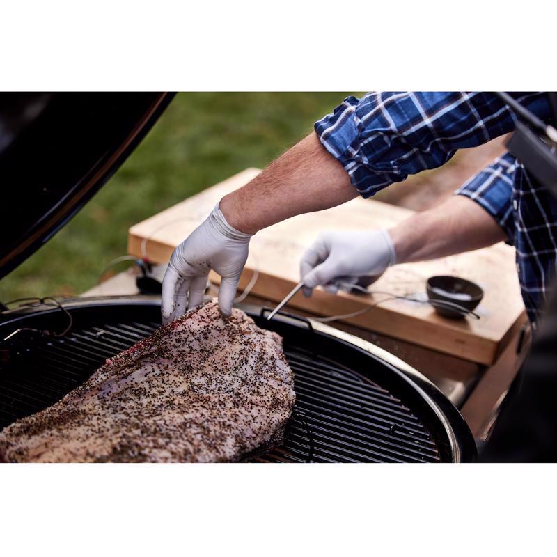 Weber 24 in. Summit S6 Charcoal Kamado Grill and Smoker Black