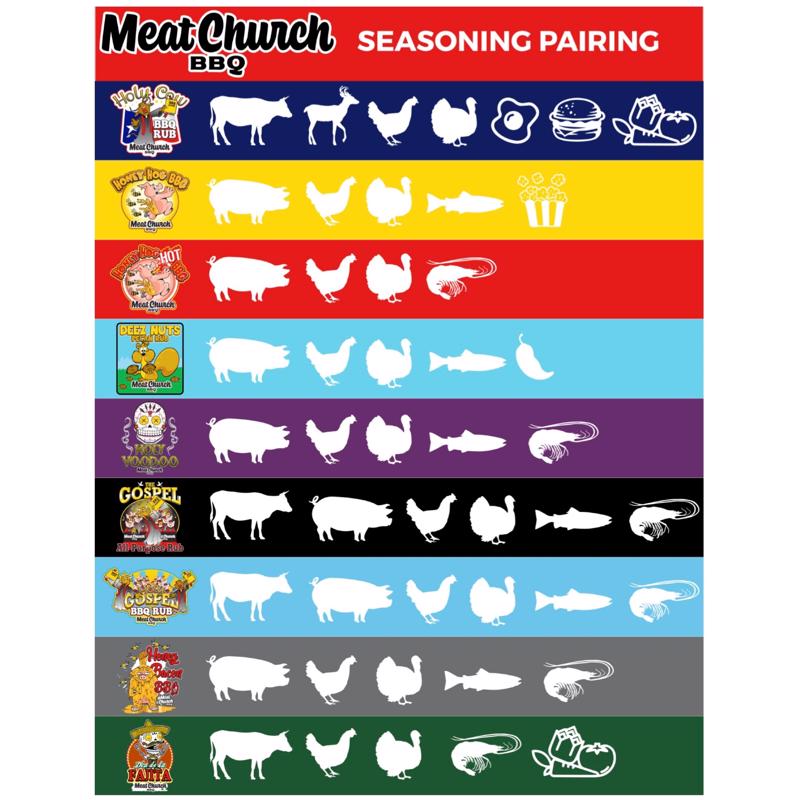 Meat Church Honey Hog BBQ Seasoning Rub 14 oz