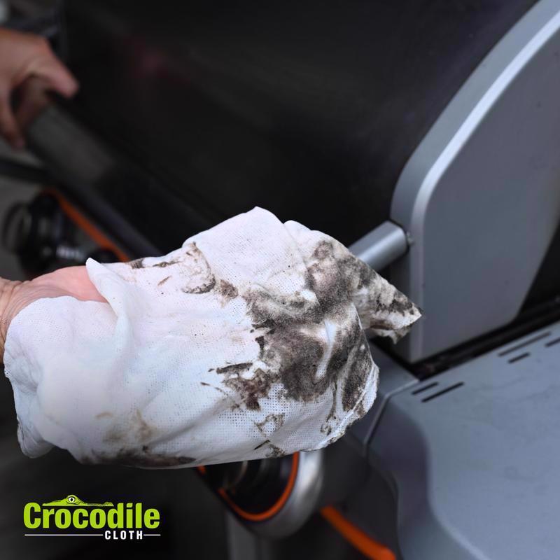 Crocodile Cloth Grill Wipes 80 wipes 3.5 in. H X 15 in. L X 10 in. W