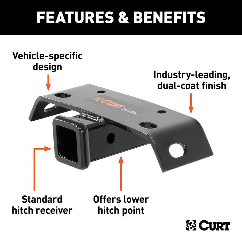 CURT 500 lb. cap. Bumper Hitch