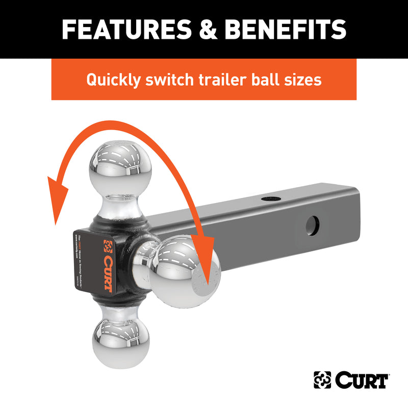 CURT Tri-Ball Mount