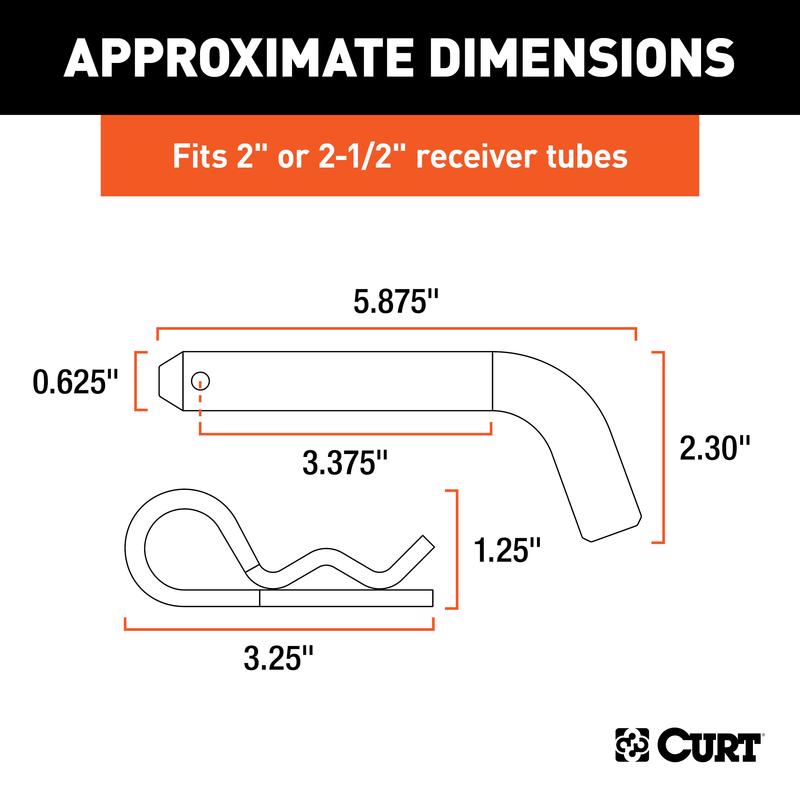 CURT Hitch Pin and Clip