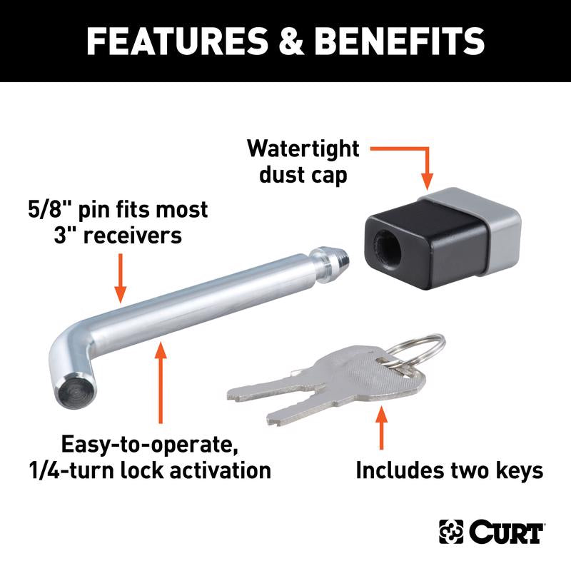 CURT Locking Hitch Pin