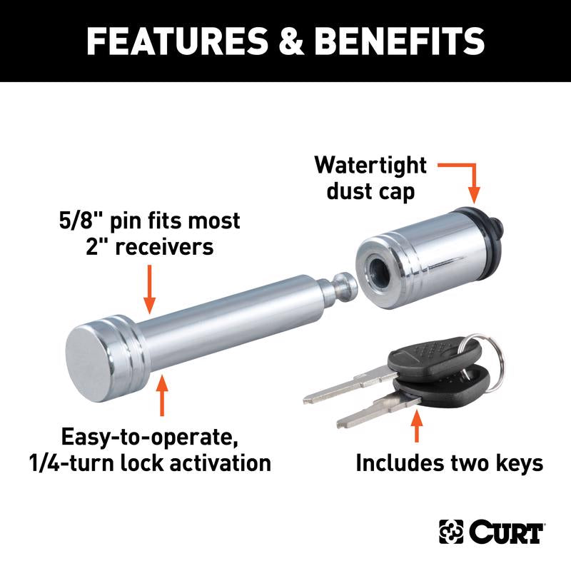 CURT Locking Hitch Pin