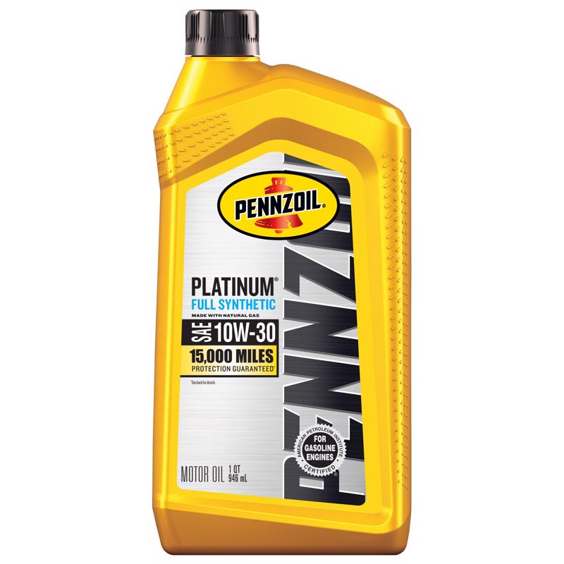 Pennzoil Platinum 10W-30 4-Cycle Synthetic Motor Oil 1 qt