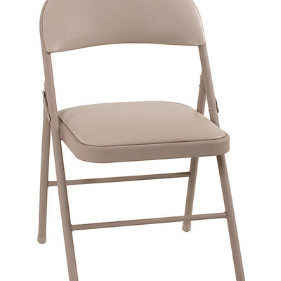 Cosco Antique Sand Vinyl Folding Chair