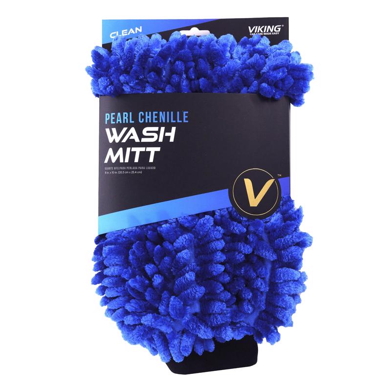 Viking 10 in. L X 8 in. W Chenille Wash Mitt