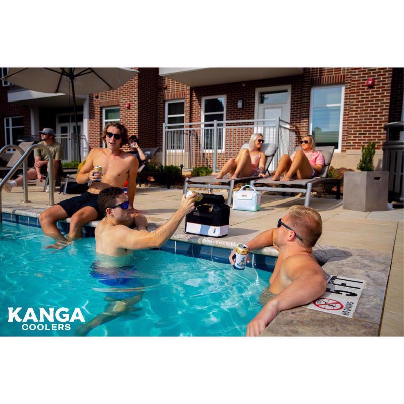 Kanga Kase Mate Black/White 12 cans Cooler
