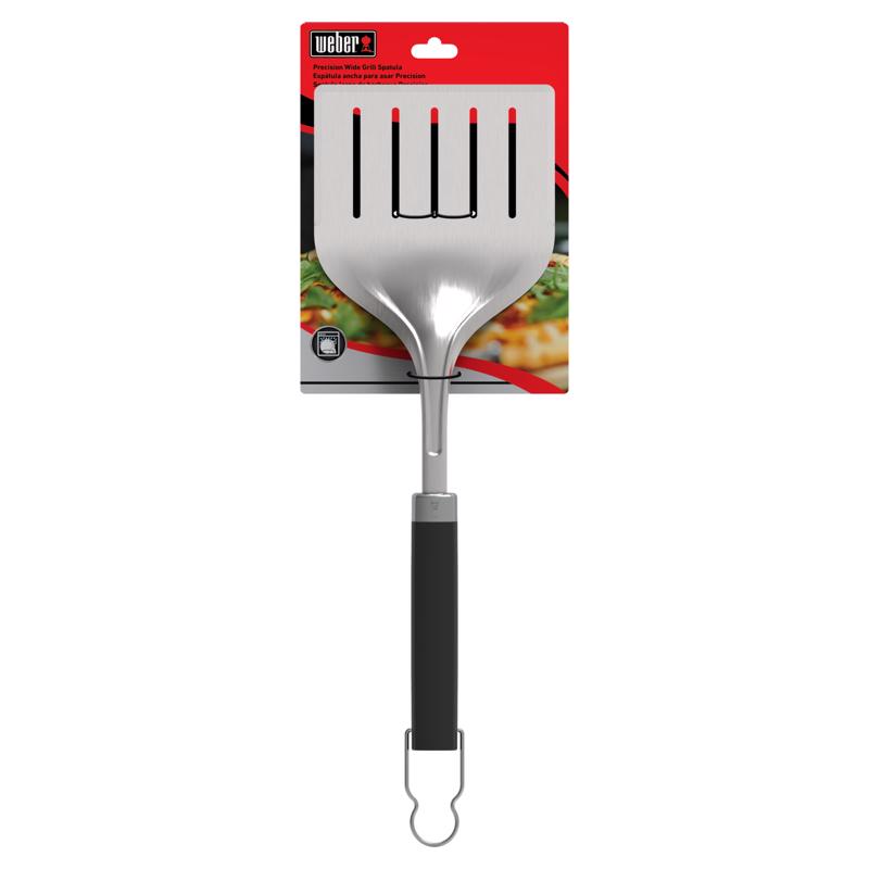 Weber Precision Stainless Steel Black/Silver Grill Spatula