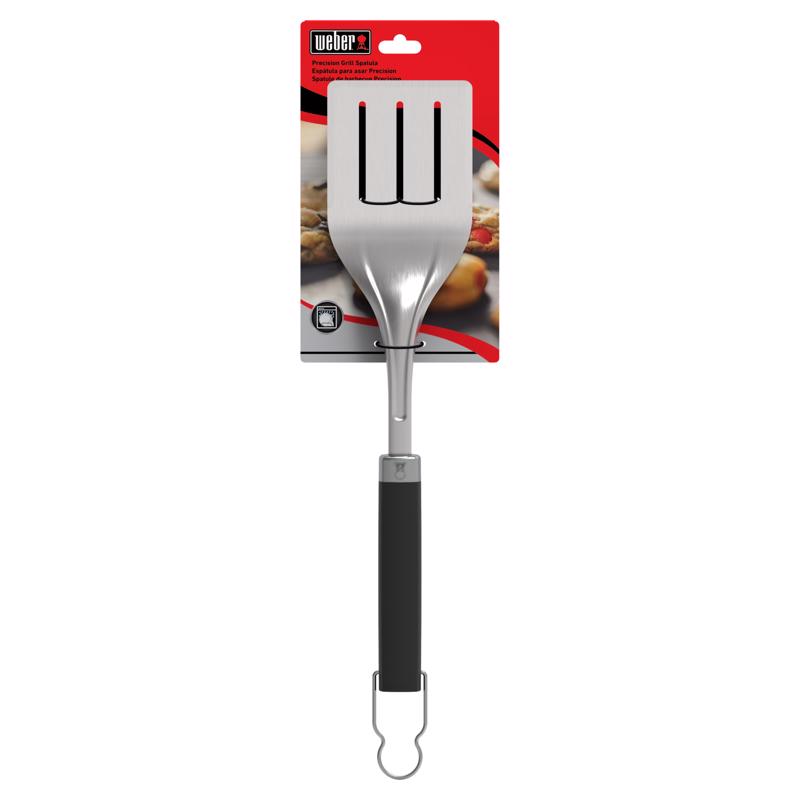 Weber Precision Stainless Steel Black/Silver Grill Spatula