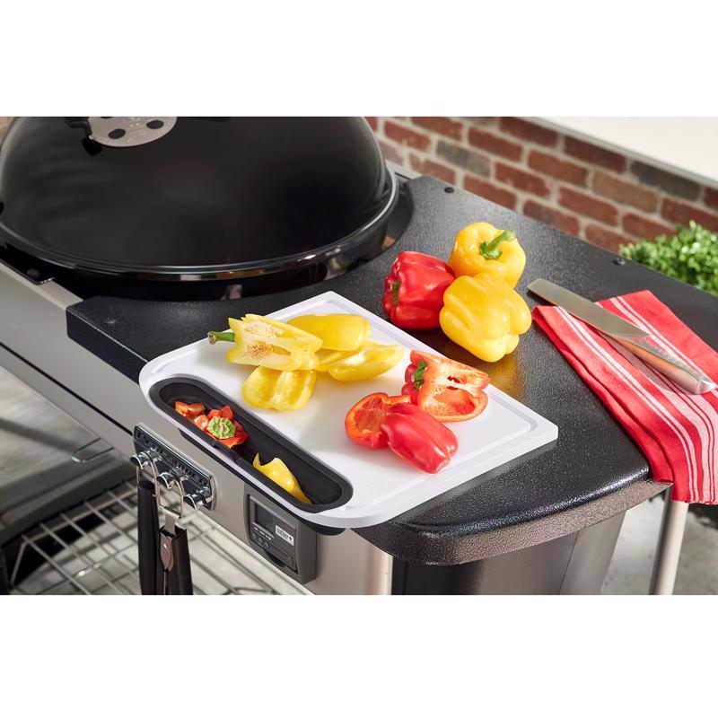 Weber Plastic Cutting Board 12.18 in. L X 13.81 in. W