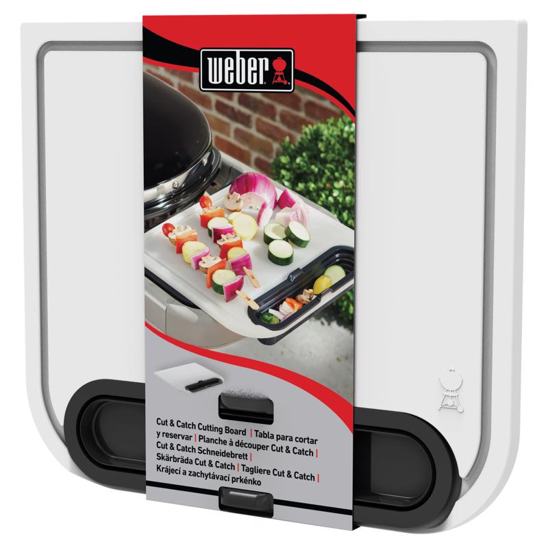 Weber Plastic Cutting Board 12.18 in. L X 13.81 in. W