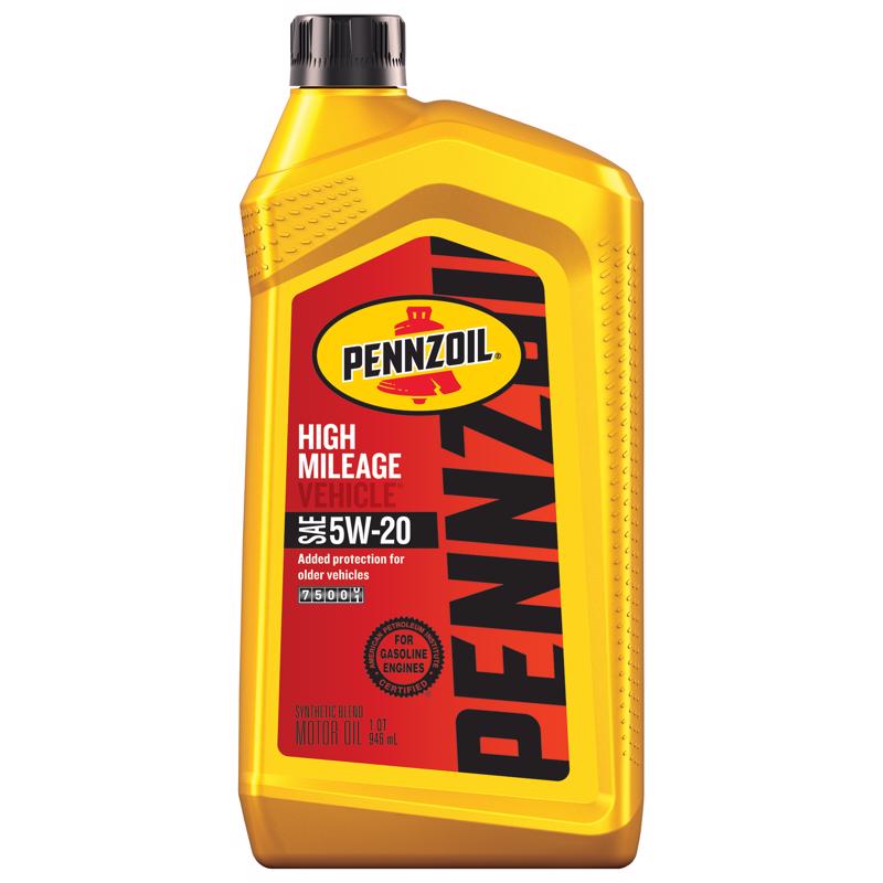 Pennzoil High Mileage 5W-20 Gasoline High Mileage Motor Oil 1 qt