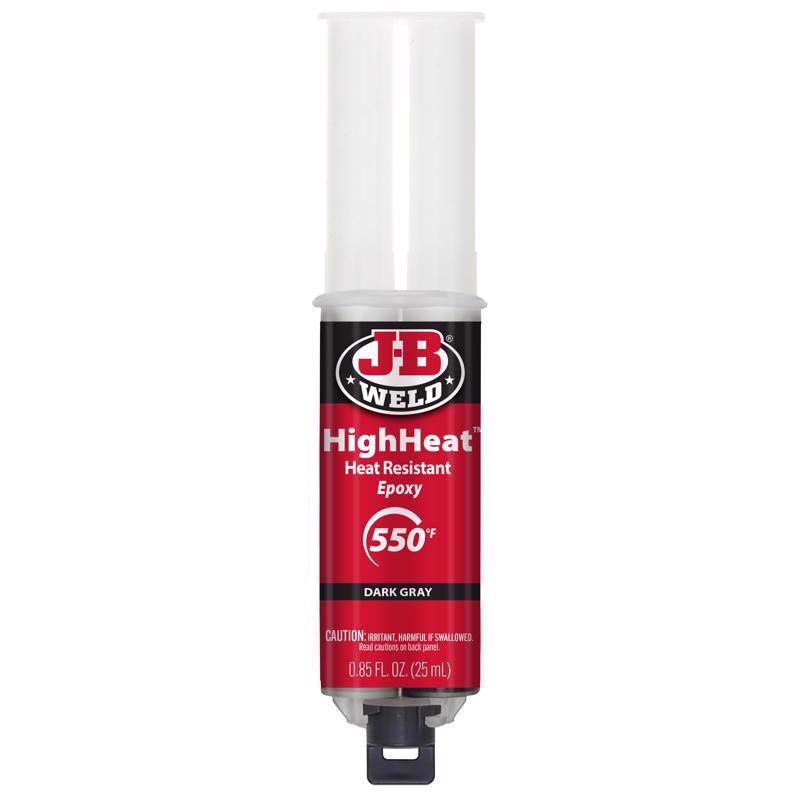 J-B Weld High Heat High Strength Acrylic Dark Gray Epoxy 0.85 oz