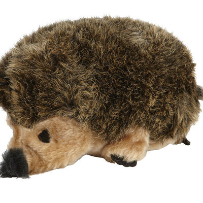 Zoobilee Brown Plush Hedgehog Dog Toy Large
