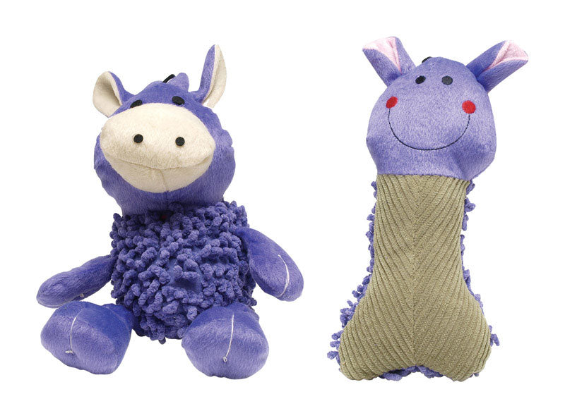 Boss Pet Digger's Multicolored Plush Shaggy Dog Toy Large