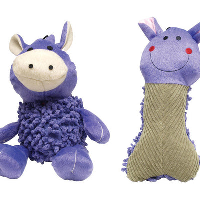 Boss Pet Digger's Multicolored Plush Shaggy Dog Toy Large