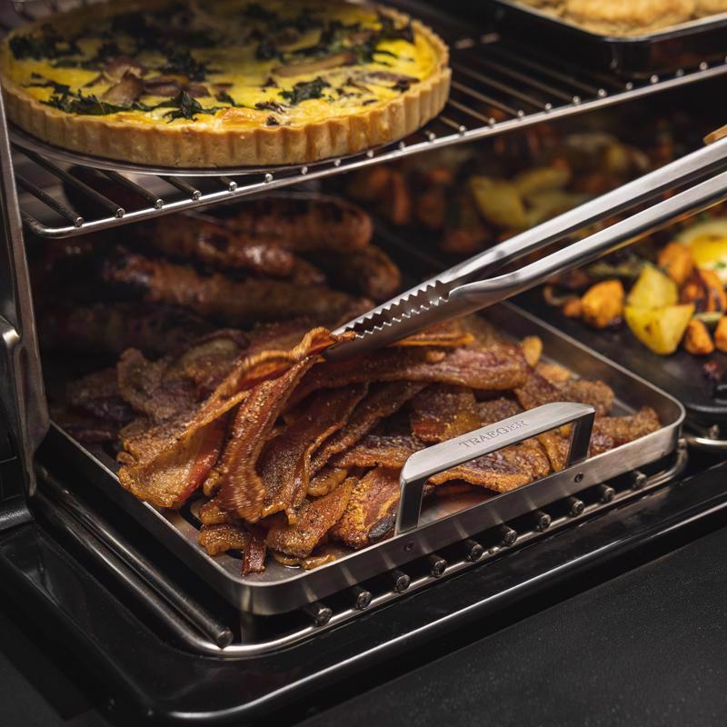 Traeger ModiFire Stainless Steel Grill Top Searing Griddle 18 in. L X 10 in. W