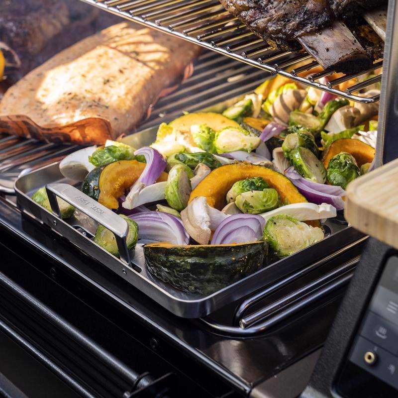 Traeger ModiFire Stainless Steel Grill Top Searing Griddle 18 in. L X 10 in. W