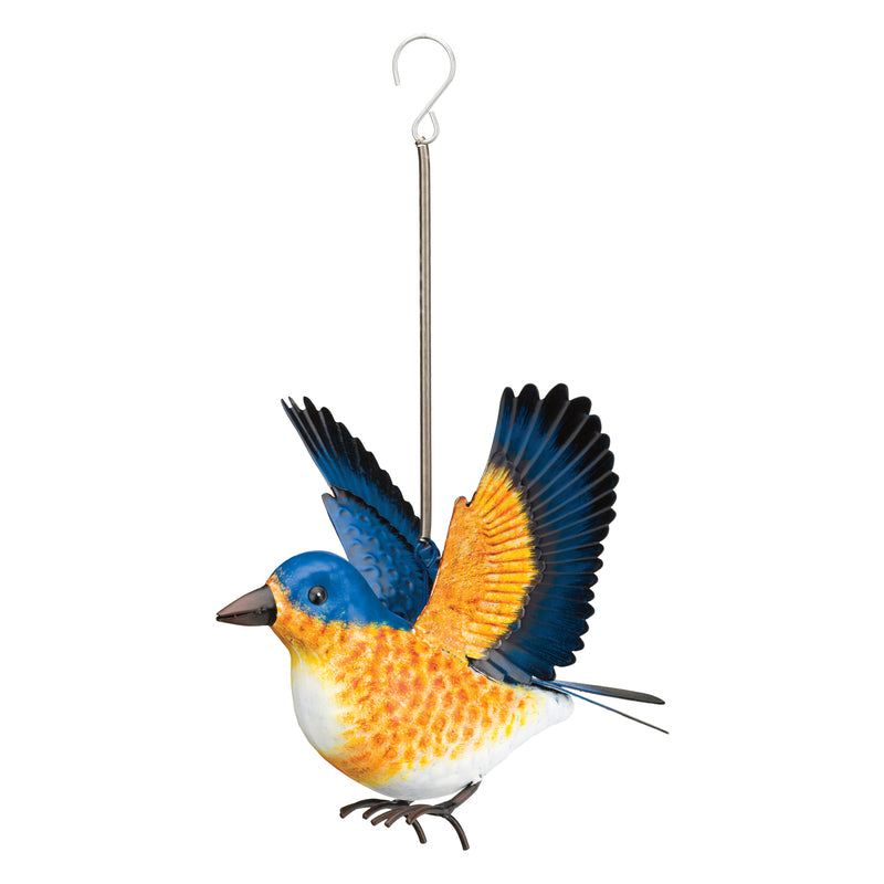 Regal Art & Gift Assorted Metal 10.75 in. H X 7.5 in. L X 6.5 in. W Bouncie Bird/Hummingbird Garden