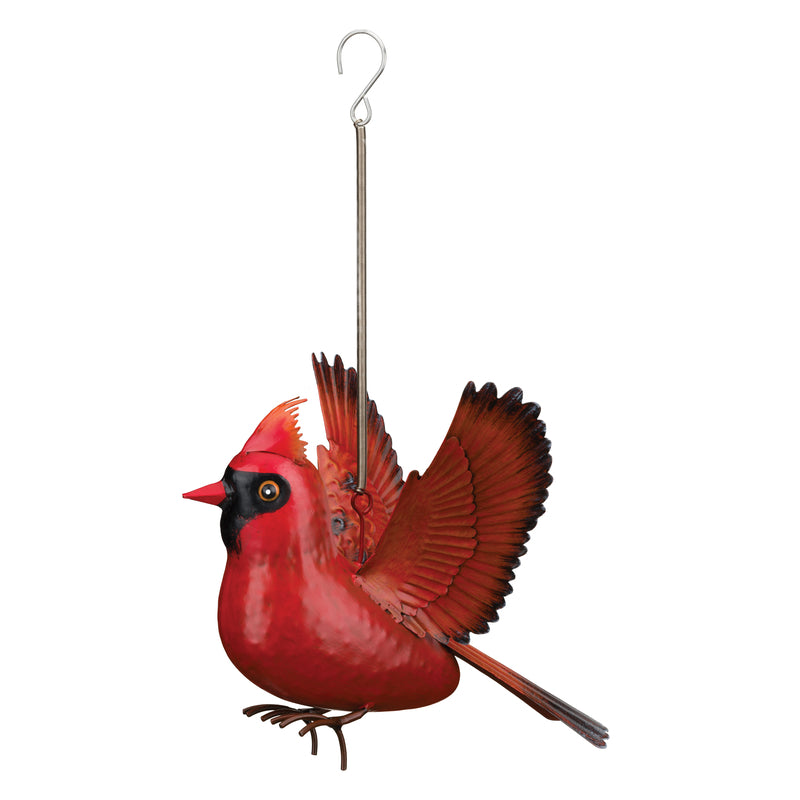 Regal Art & Gift Assorted Metal 10.75 in. H X 7.5 in. L X 6.5 in. W Bouncie Bird/Hummingbird Garden