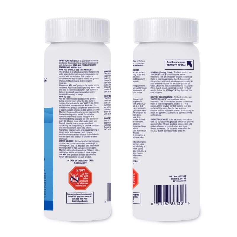 HTH Spa Powder Chlorinating Sanitizer 2.25 lb