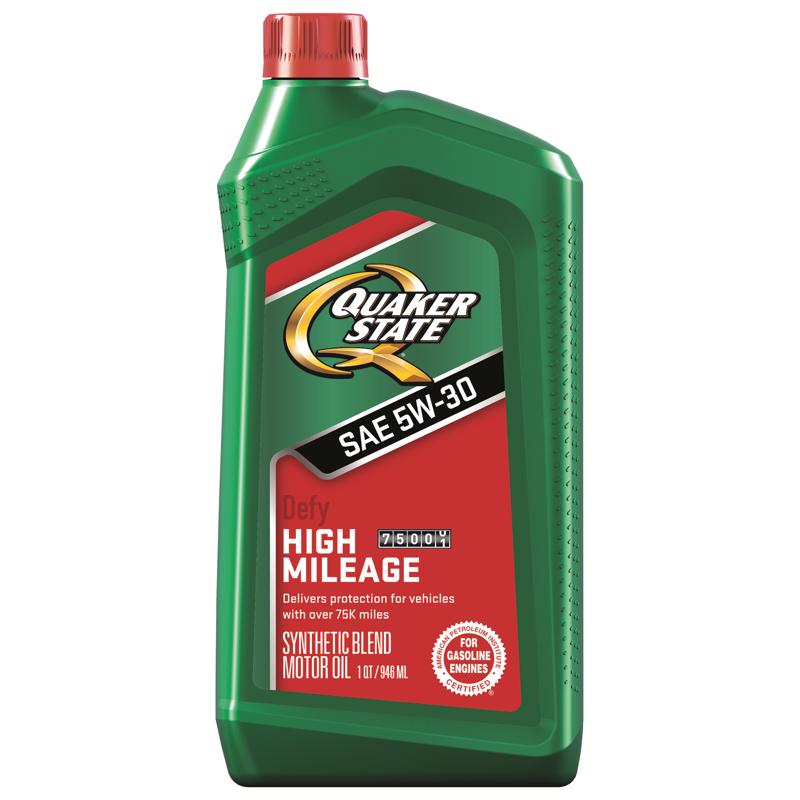 Quaker State Defy 5W-30 Gasoline High Mileage Motor Oil 1 qt