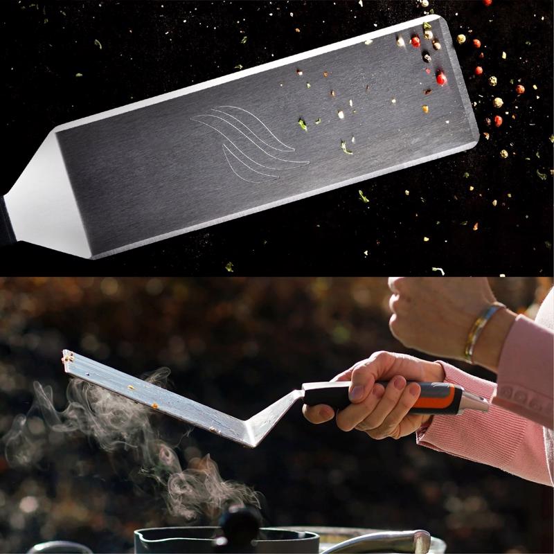 Blackstone Signature Stainless Steel Black/Silver Grill Spatula