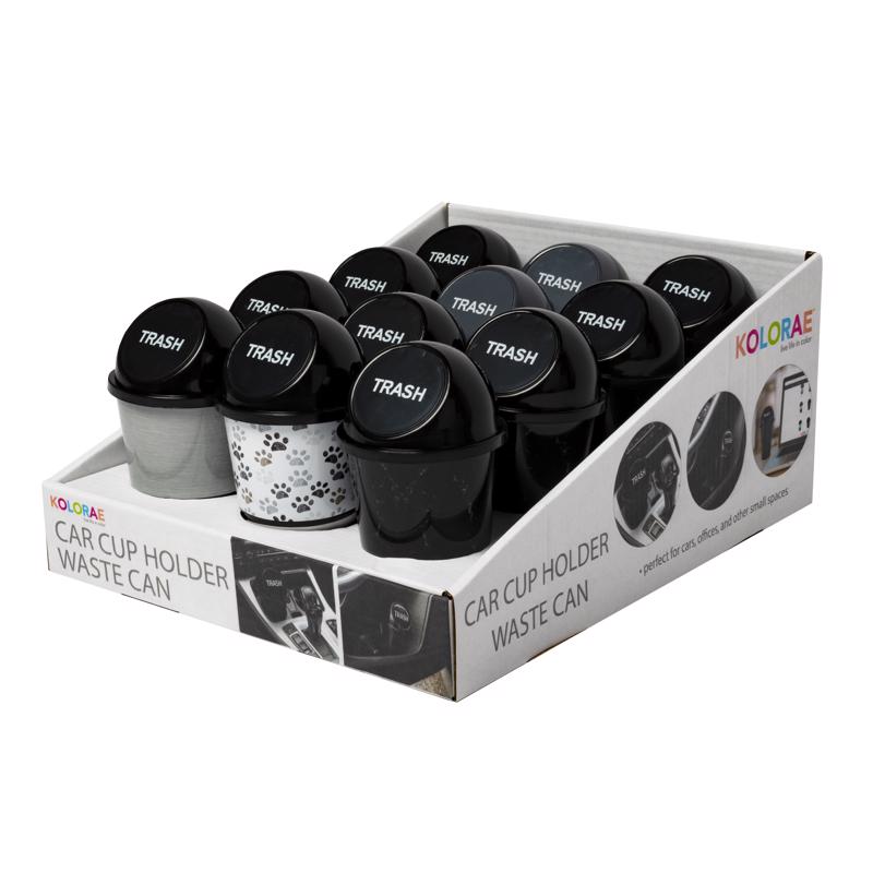 Kolorae Assorted Car Cup Holder Waste Can