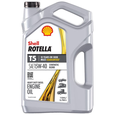 Shell Rotella T5 15W-40 Diesel Synthetic Blend Engine Oil 1 gal