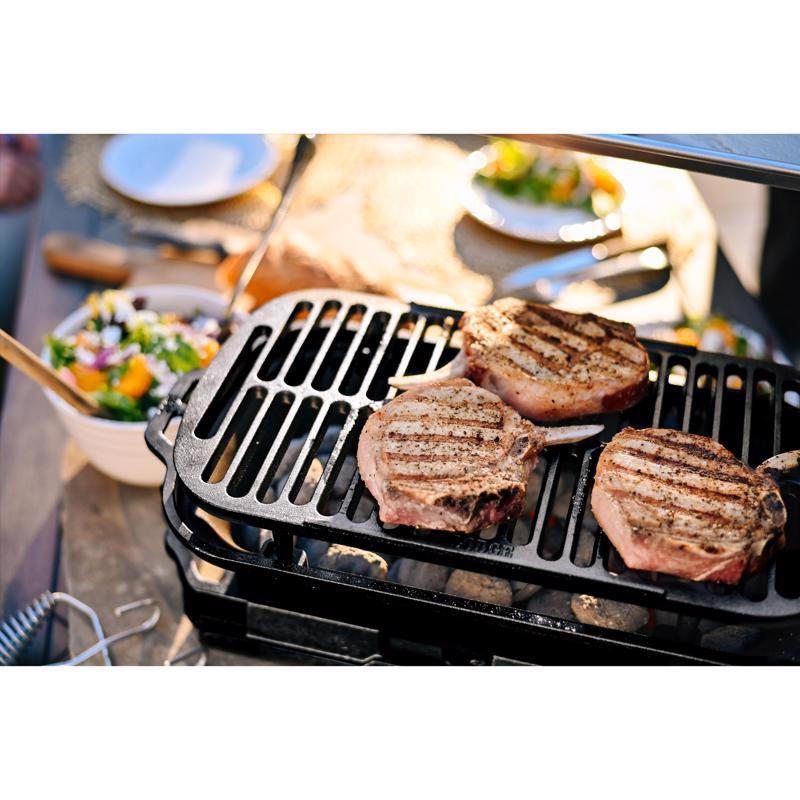 Lodge 9 in. Sportsman's Pro Charcoal Grill Black