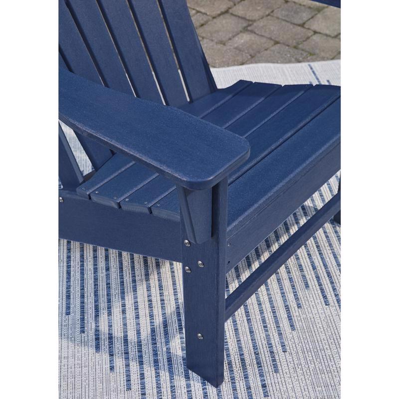 Signature Design by Ashley Sundown Treasure Blue HDPE Frame Chair
