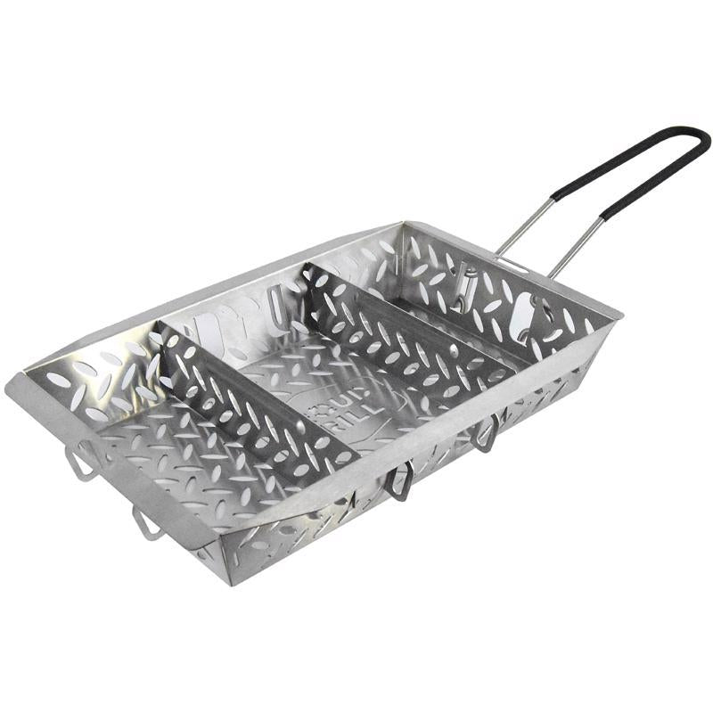 Proud Grill UltraVersatile Stainless Steel Grill Basket 15 in. L X 10 in. W