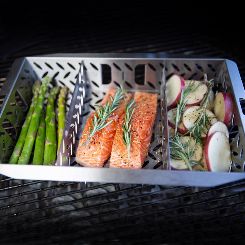 Proud Grill UltraVersatile Stainless Steel Grill Basket 15 in. L X 10 in. W