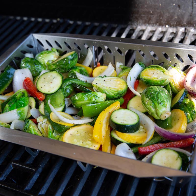 Proud Grill UltraVersatile Stainless Steel Grill Basket 15 in. L X 10 in. W