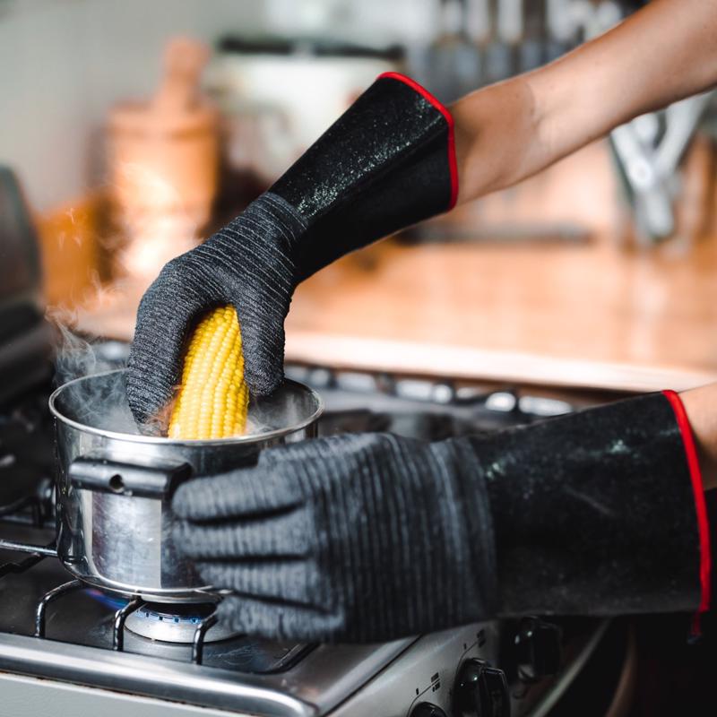 Grill Armor Gloves Waterproof Rubber Grilling Glove 14 in. L 1 pair